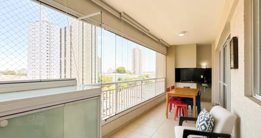 Apartamento na Vila Mascote com 116m² - 3 dormitórios, 3 suítes, varanda gourmet, 2 vagas
