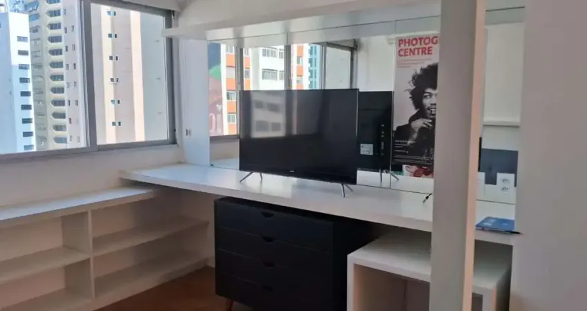 Apartamento com 1 dormitório para alugar, 28 m² por r$ 3.060,01/mês - consolação - são paulo/sp