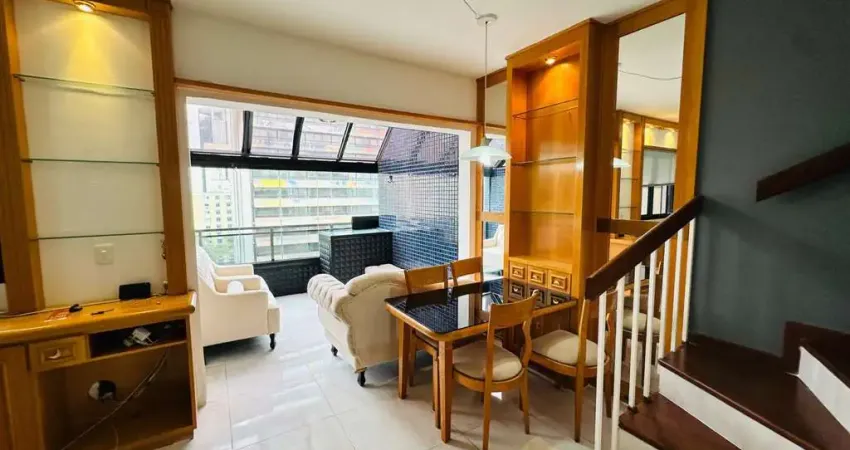 Cobertura com 2 dormitórios para alugar, 98 m² por r$ 6.500,00/mês - bela vista - são paulo/sp