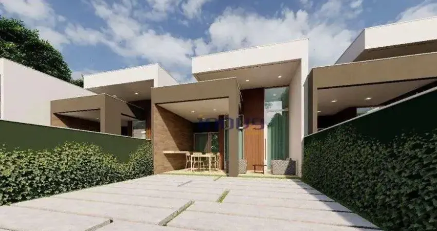 Casa com 3 dormitórios à venda, 88 m² por r$ 358.000,00 - jardim icaraí - caucaia/ce