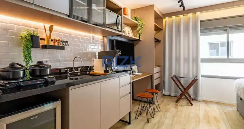 Studio Mobiliado à Venda 21m² Paraíso