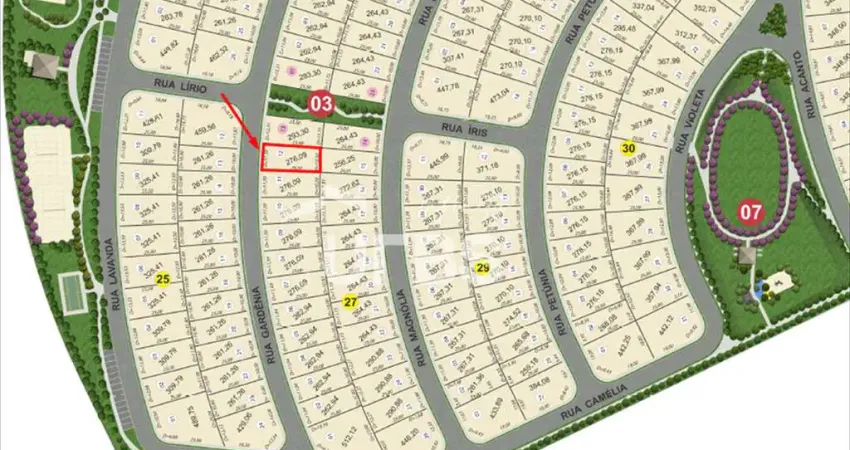 Terreno à venda – 276,09 m² – jardins capri – senador canedo (go)