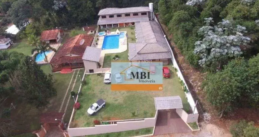 Chácara com 8 dormitórios à venda, 1500 m² por r$ 1.380.000,00 - ponte alta - vargem/sp