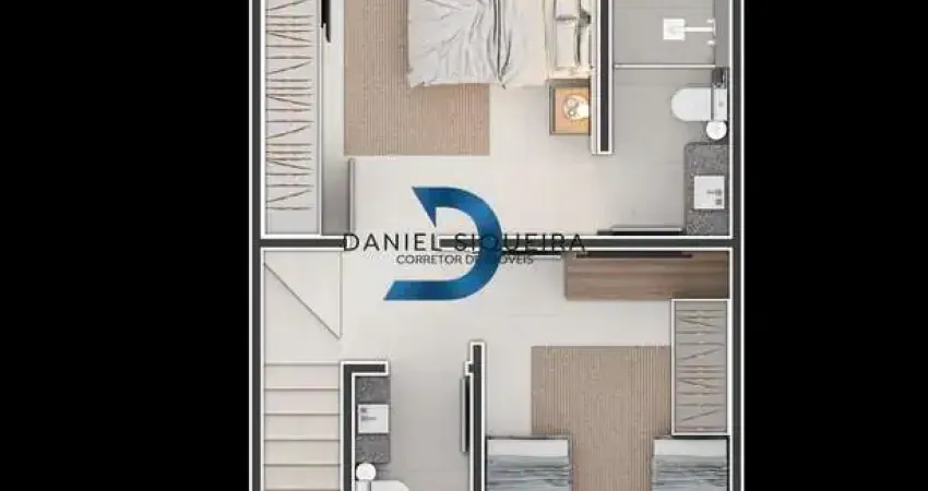 Casa com 2 quartos à venda na Rua Julio Teodoro Martins, 300, Fundos, Biguaçu