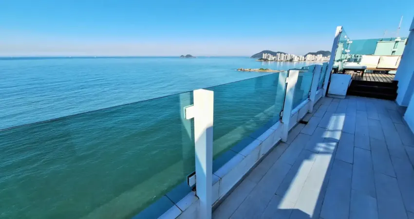 Cobertura com 3 suítes, lazer completo e vista divina para o mar