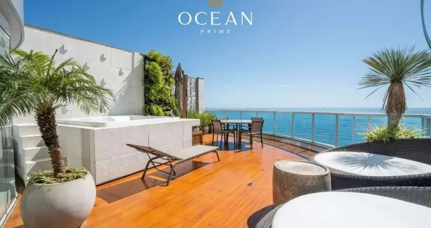 Apartamento no edifício number one frente mar em balneário camboriú