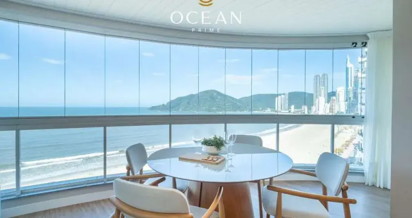 Apartamento no edifício number one frente mar em balneário camboriú