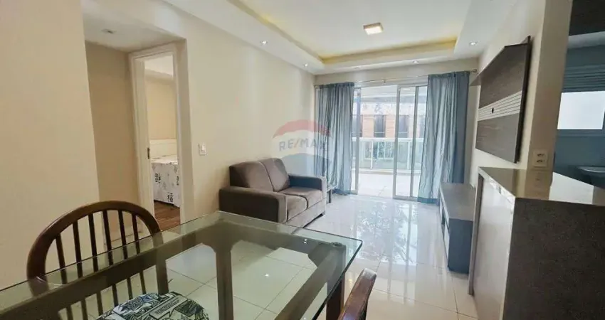 Apartamento mobiliado para locação com 01 dormitório 50m² no condomínio novare – alphaville/sp