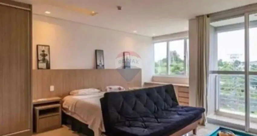 Studio mobiliado para locação com 1 dormitório, 50m² no condomínio link studios e offices – alphasítio/sp