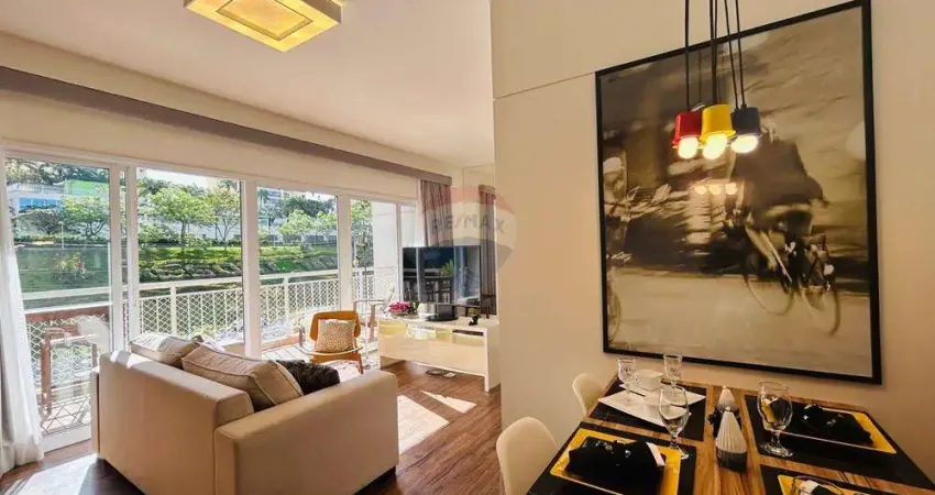 Apartamento para locação mobiliado com 01 dormitório no trix tamboré - santana de parnaíba - sp