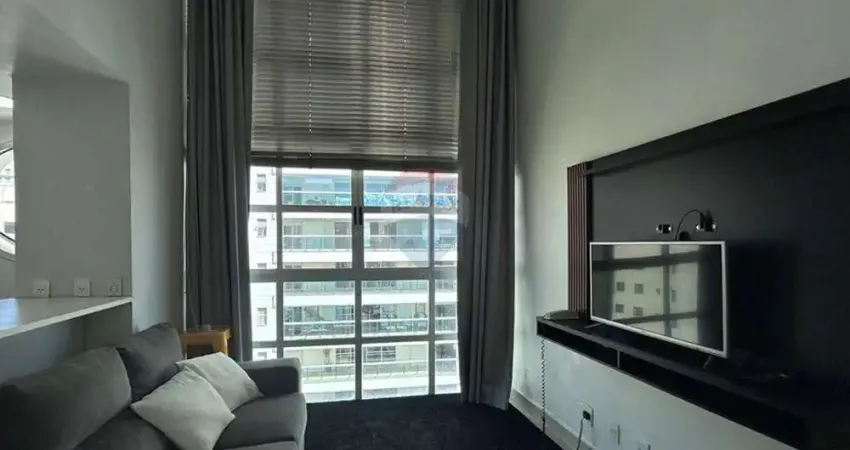 Apartamento duplex para locação no condomínio loft - alphaville sp
