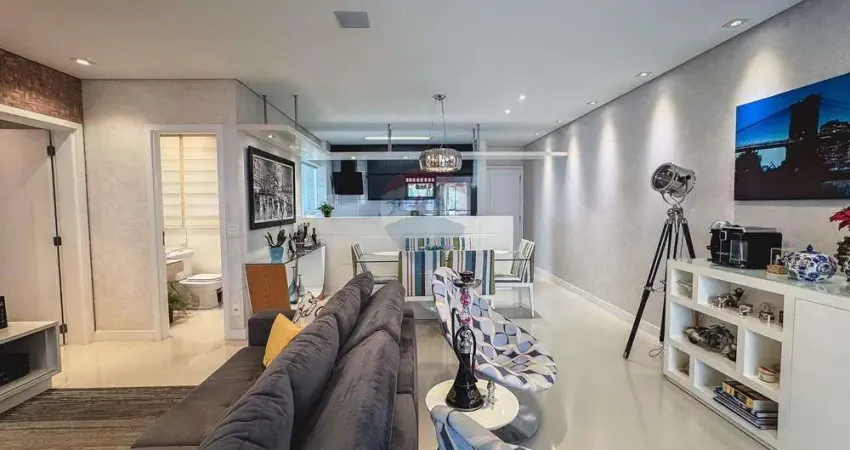 Apartamento com varanda gourmet à venda com 2 suítes, 100m² no condomínio jardins de tamboré – alphaville/sp