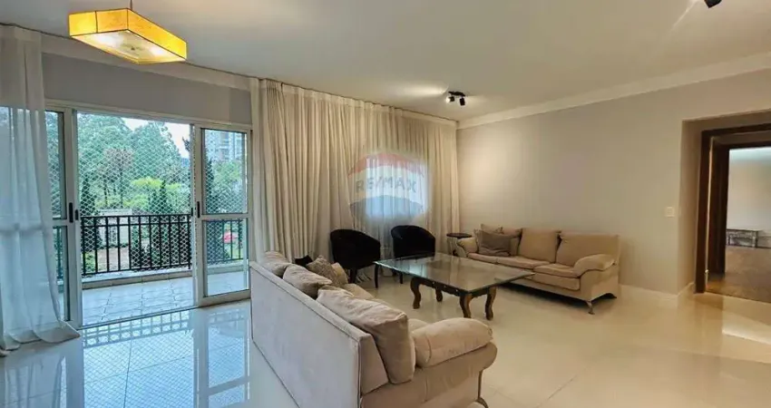 Apartamento semi-mobiliado para locação com 03 dormitórios sendo 02 suítes no parque tamboré - santana de parnaíba - sp