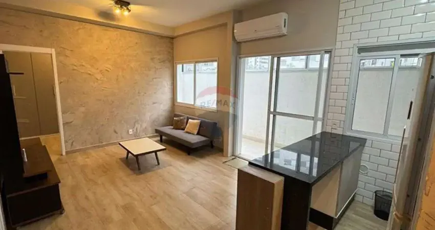 Apartamento mobiliado para locação com 1 dormitório, 50m² no condomínio acqua park – barueri/sp