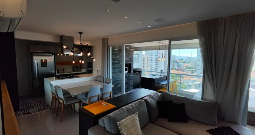 Maravilhoso apartamento com vista espetacular, apartamento pronto para morar, decorado por arquiteto de renome, totalmente mobilhado, equipado e decorado, varanda gourmet com churrasqueira e vista mar