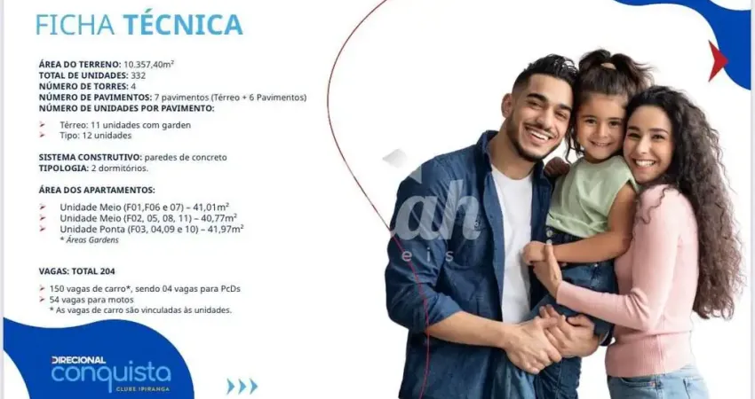 Apartamento com 2 quartos à venda na Vila Pompéia, Ribeirão Preto