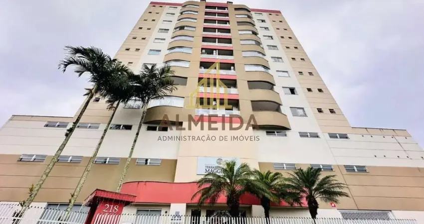 Apartamento para locação em blumenau, centro, 2 dormitórios, 1 suíte, 2 banheiros, 1 vaga