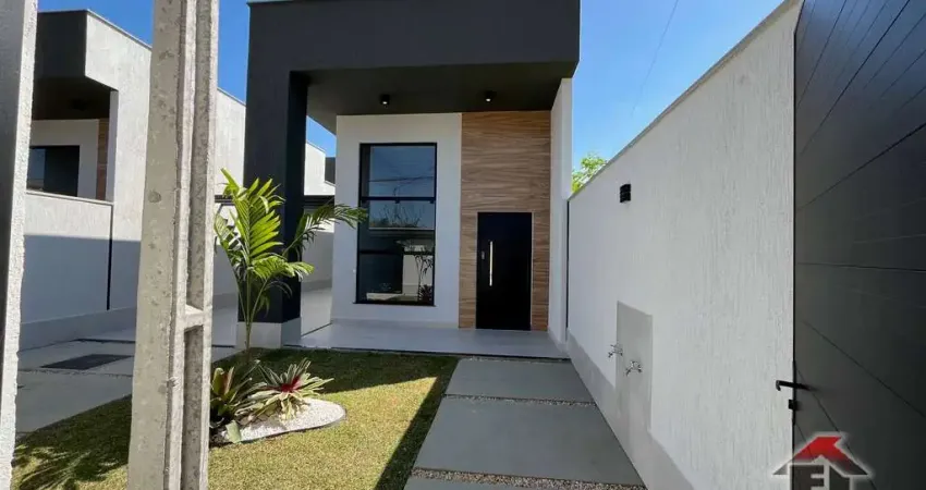 Casa 3 quartos, 1 suíte, churrasqueira no jardim atlântico oeste, itaipuaçu