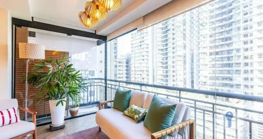 Apartamento com 3 dormitórios à venda, 125 m² por R$ 1.840.000,00 - Brooklin - São Paulo/SP