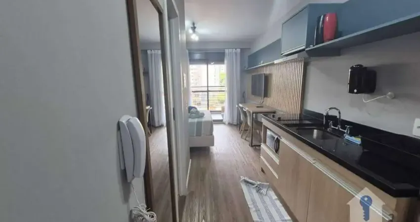 Studio com 1 dormitório para alugar, 26 m² por r$ 3.057/mês - jardim das acácias - são paulo/sp