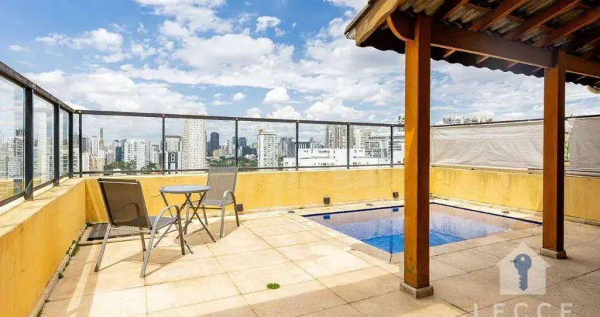 Apartamento Duplex com 3 dormitórios à venda, 210 m² por R$ 2.350.000 - Brooklin Paulista - São Paulo/SP