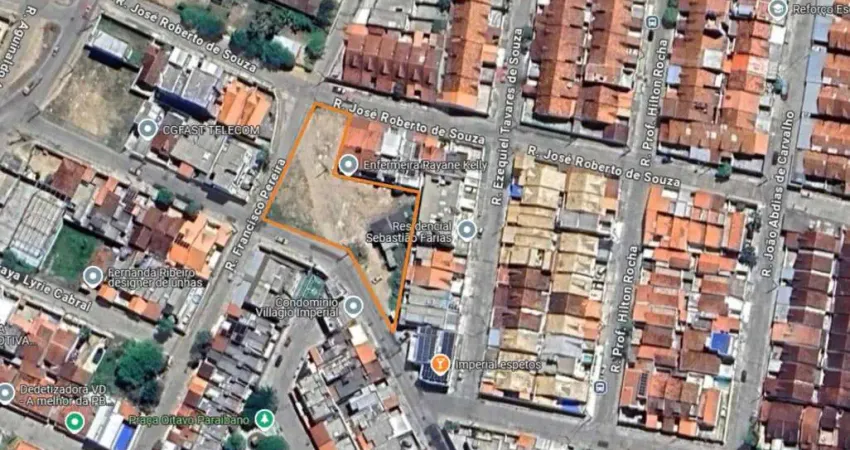 Terreno à venda no bairro Palmeira Imperial, em Campina Grande