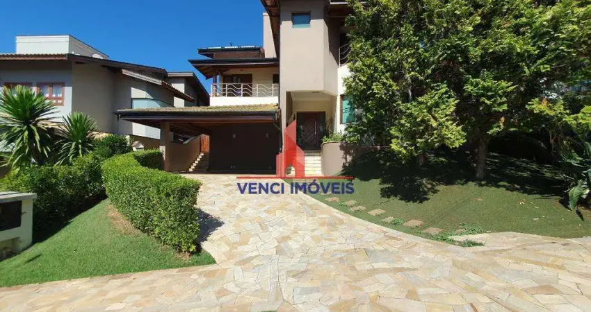 Casa para venda em valinhos, com 4 quartos, cond. terras do caribe