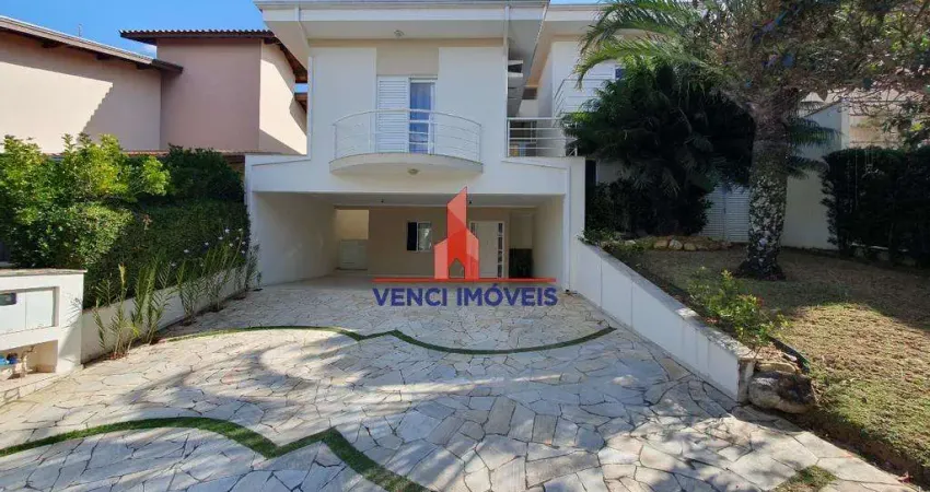 Casa à venda em valinhos, jardim paiquerê, com 3 quartos, com 309.89 m², condomínio millenium