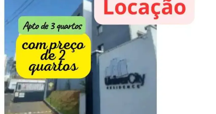 Alugo ótimo apto de 3 quartos no bairro são pedro a poucos metros da universidade