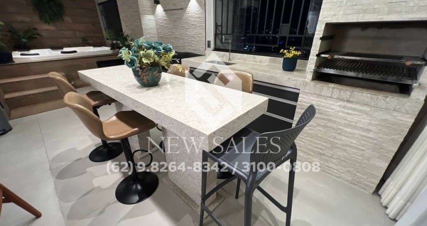 Cobertura duplex reformada, 4 quartos sendo 3 suites - Setor Oeste
