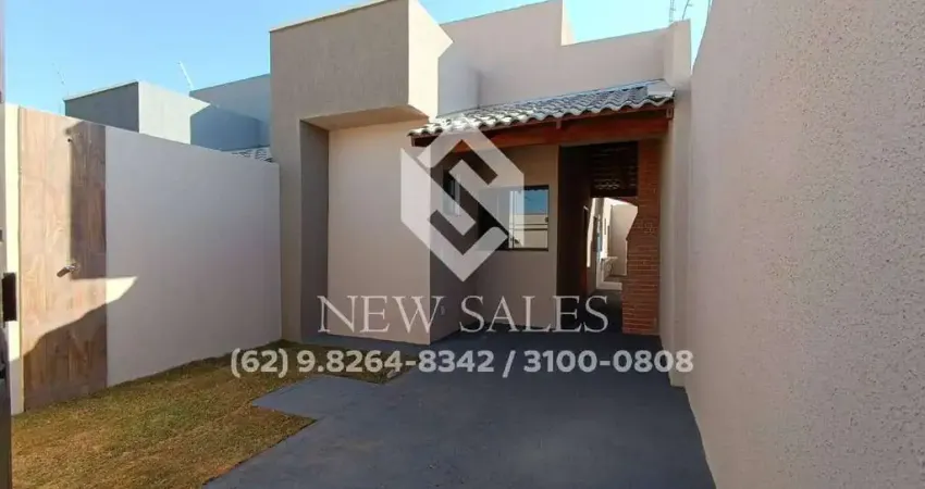 AGIO ! Casa nova, 2 quartos 1 suíte - Residencial Santa Efigênia