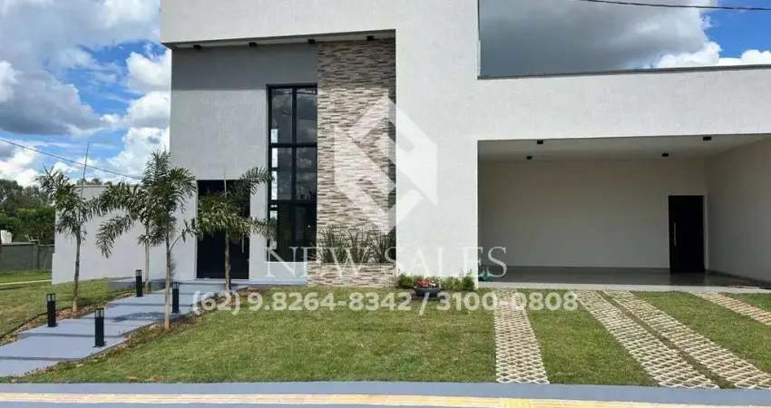 Casa térrea com 3 suítes plenas, piscina - Terras Alpha