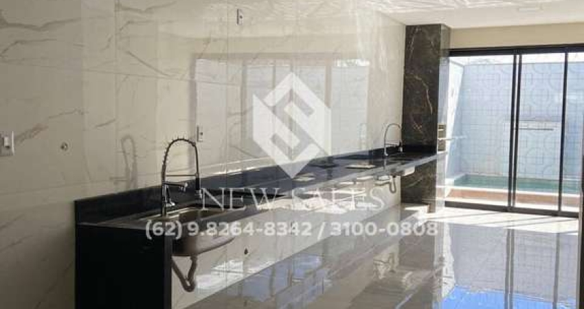 Casa térrea nova c/ 3 suítes, piscina - Setor Sudoeste