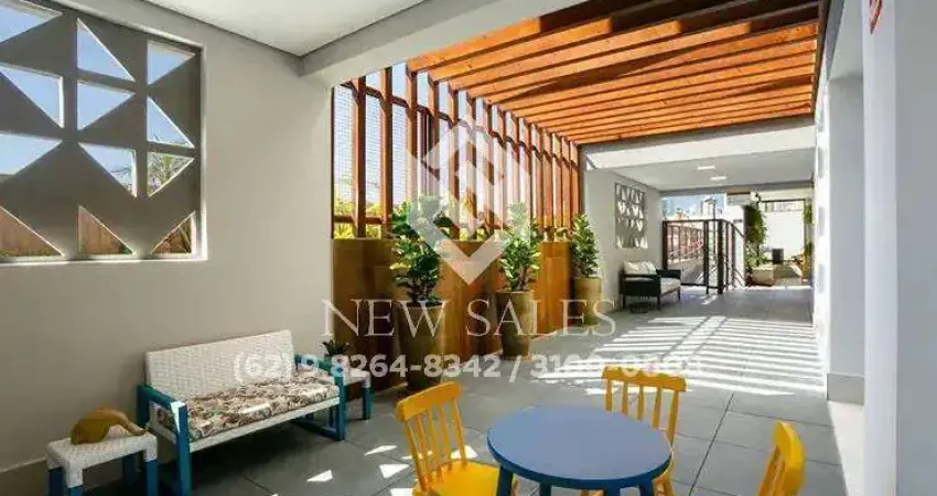 APARTAMENTO 2 QUARTOS 1 SUITE  (MOBILIADO) 59mts SETOR COIMBRA