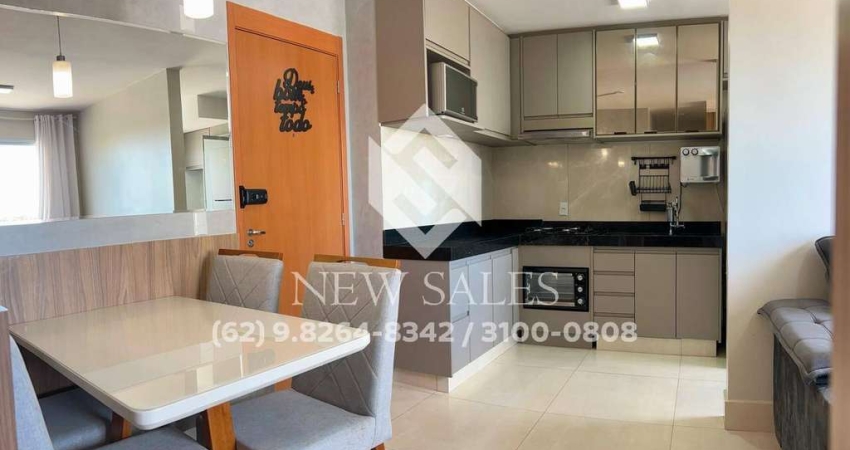 APARTAMENTO 2 QUARTOS 1 SUITE, MOBILHADO NASCENTE SETOR FAIÇAVILLE