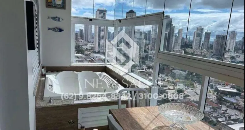 Flat mobiliado de 43m² em frente ao Parque Vaca Brava – Vista privilegiada