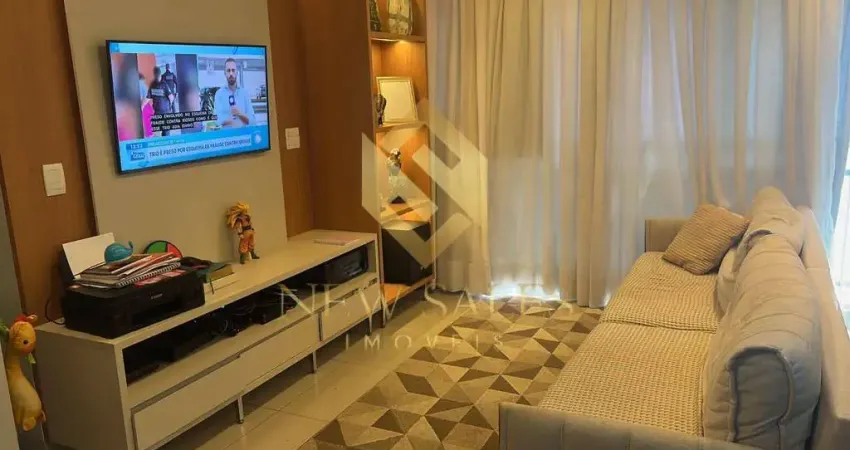 Apartamento- 2 quartos, 1 suíte, 54m², 1 vaga, mobiliado- parque amazônia