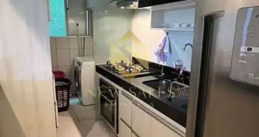 Apartamento- 2 quartos, 52m², 1 vaga, armários- residencial nunes de morais