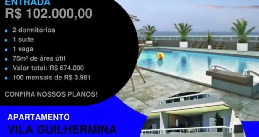 ESTE É PERTINHO DA PRAIA * ENTRADA DIVIDIDA EM ATÉ 3 VEZES - SALDO EM ATÉ 100 MESES DIRETO COM A CONSTRUTORA *