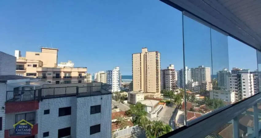 Maravilhoso Apto Vista Mar c/ 03 dorms, 02 suítes, Mobiliado por 800 mil