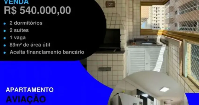 UAU ESSE VENDE RÁPIDO! 1 QUADRA DO MAR 2 DORMS GRANDE DE 580 MIL POR 540 MIL