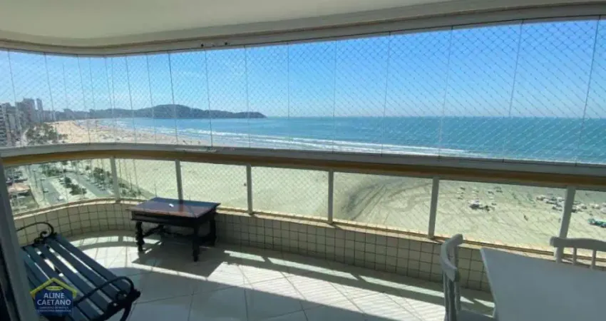 Final de ano frente mar! 3 suítes alto padrão frente mar com vista imperdível!