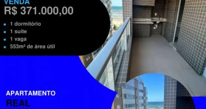OLHA ISSO ENTREGANDO - FASE FINAL - PRÉDIO FRENTE MAR - 1 DORM COM SUÍTE!