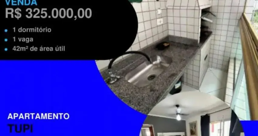 OLHA ISSO - BAIXOU!! NA QUADRA DO MAR - 1 DORM - CHURRASQUEIRA PRIVATIVA