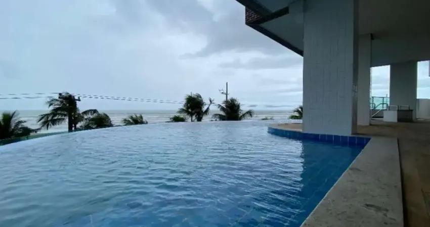 Apartamento em prédio frente mar no jardim real - apartamento novo!