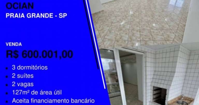 PRESTA ATENÇÃO QUE ESSE VAI RÁPIDO * 1 QUADRA DO MAR 3 DORMITÓRIOS COM 2 VAGAS