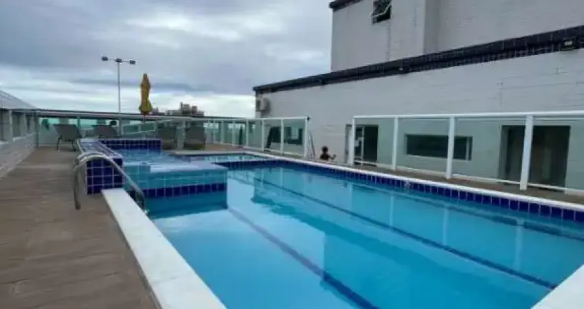 Apartamento no boqueirão - lado praia - mobiliado - varanda com churrasqueira a carvão!