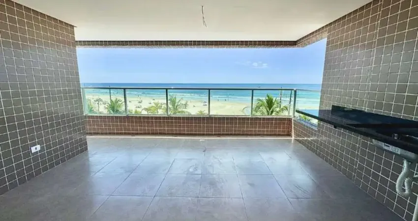 Apartamento com 3 dorms 2 vagas Frente Mar - Lazer Completo!