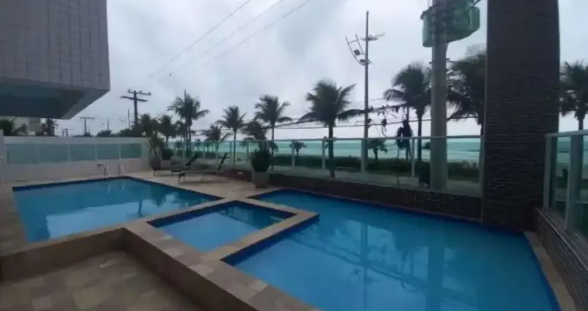 Apartamento em Prédio Frente Mar com Varanda Gourmet e Lazer!! Financia!