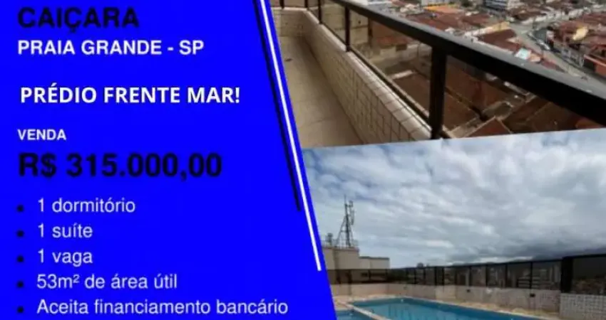 NÃO COMPROU AINDA?  1 DORM COM SUÍTE E SACADA EM PRÉDIO FRENTE MAR POR APENAS...